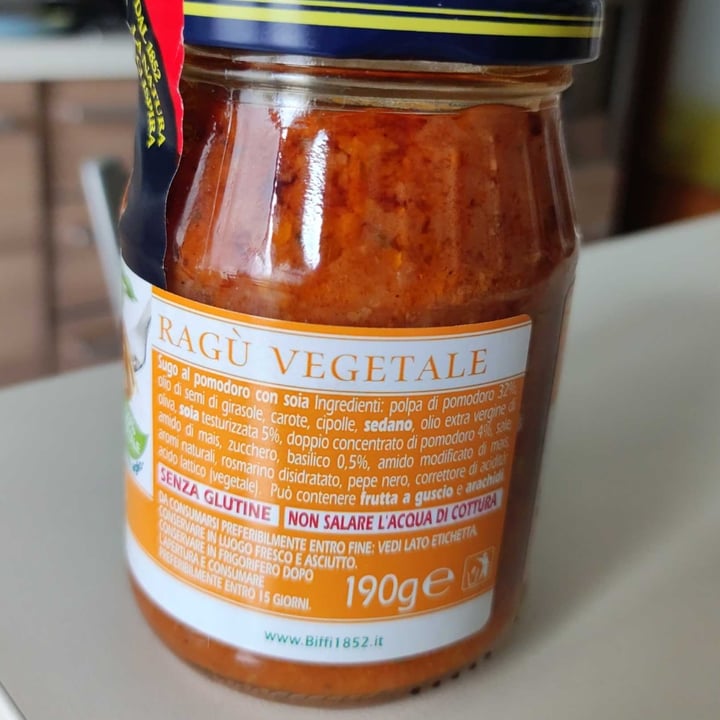 review photo of Biffi Ragù vegetale shared by @vanny80 on 02 Apr 2022 - review