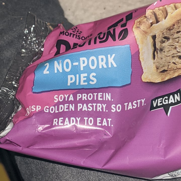 review photo of Morrisons plant revolution No Pork Pies shared by @veganwitch50 on 20 Mar 2022 - review