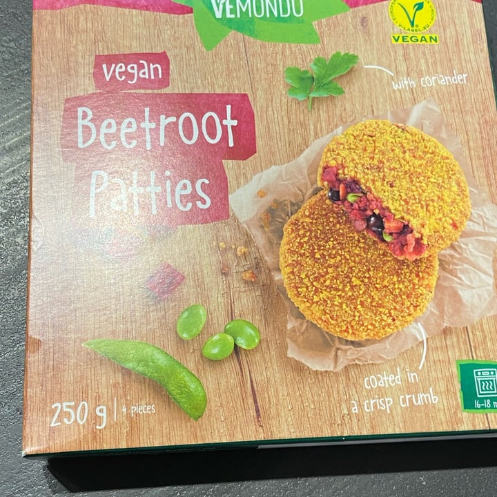 photo of Vemondo Beetroot patties shared by @alecucinandoveg on  02 Mar 2022 - review