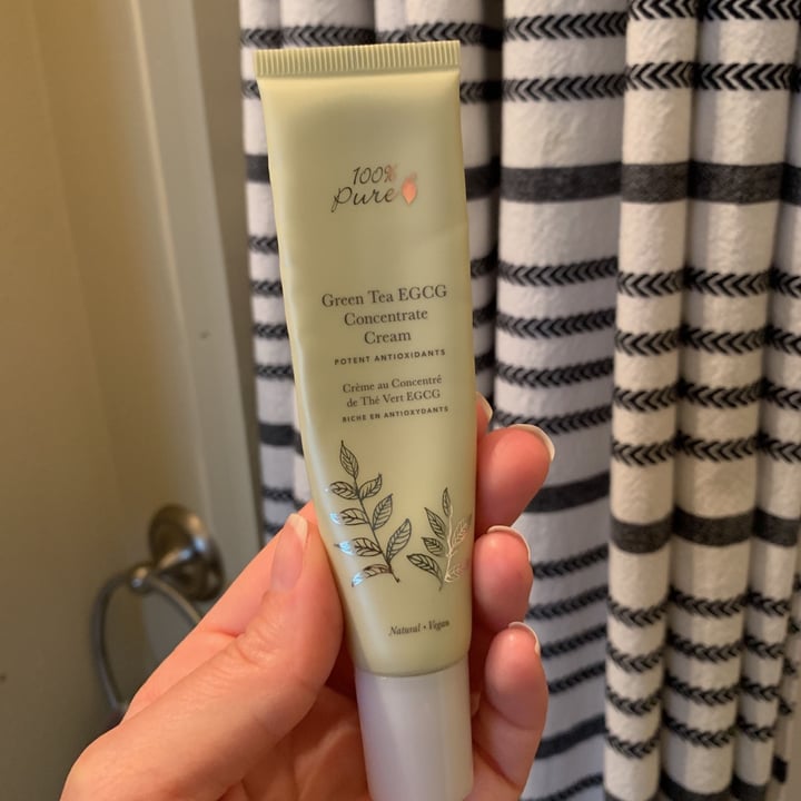 photo of 100% PURE Green Tea EGCG Concentrate Cream shared by @mackenz on  21 Jul 2021 - review