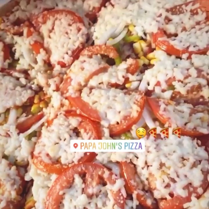 photo of Papa John's Pizza Vegana shared by @esperanzareyes on  13 May 2020 - review