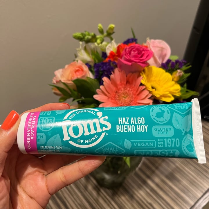 photo of Tom's of Maine Antiplaca y blanqueamiento shared by @mexicancherry on  27 Jun 2022 - review