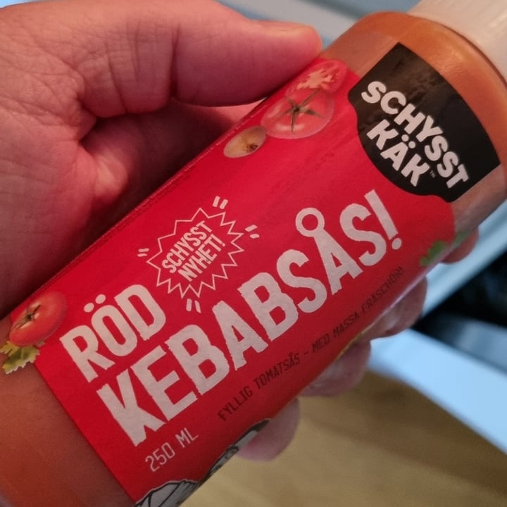 photo of Schysst käk Röd kebabsås shared by @robinsorbom on  15 Oct 2022 - review