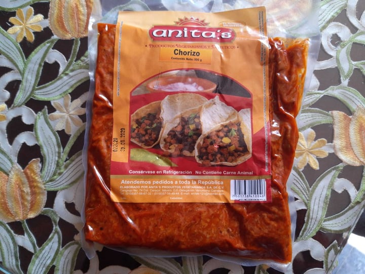 photo of Anita's Chorizo De Soya shared by @milton on  08 Feb 2020 - review