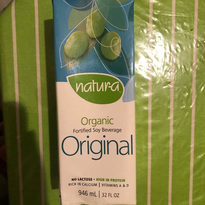 photo of Natura Organic Fortified Soy Beverage Original shared by @ninarofearth on  10 Dec 2021 - review