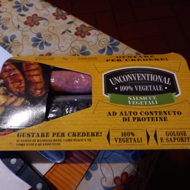 photo of Unconventional Salsicce Vegetali - Sausages shared by @tapperugia7 on  16 Jul 2022 - review