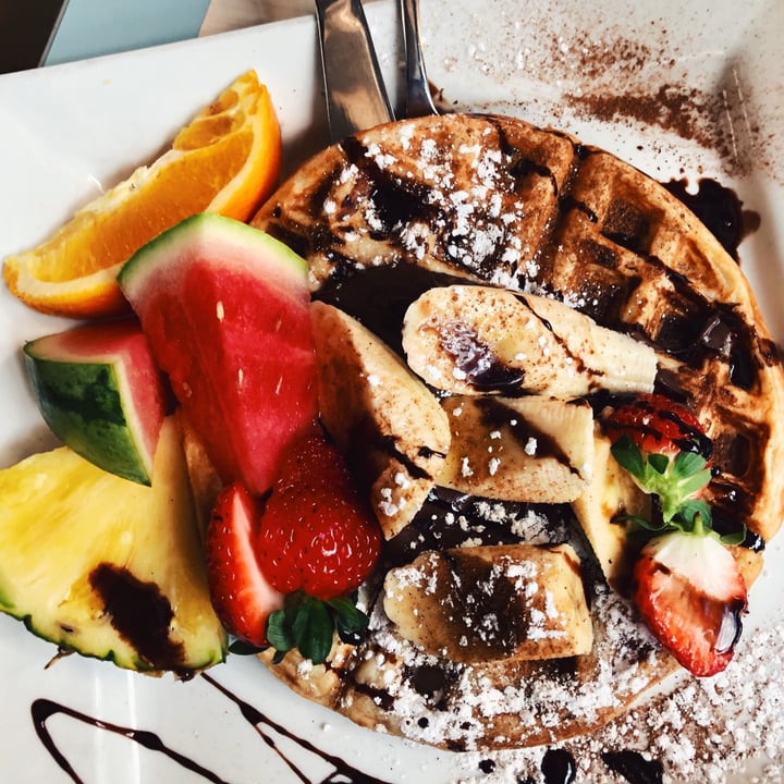 photo of Karine’s Vegan Waffles shared by @plantbasedmaria on  11 Jul 2022 - review