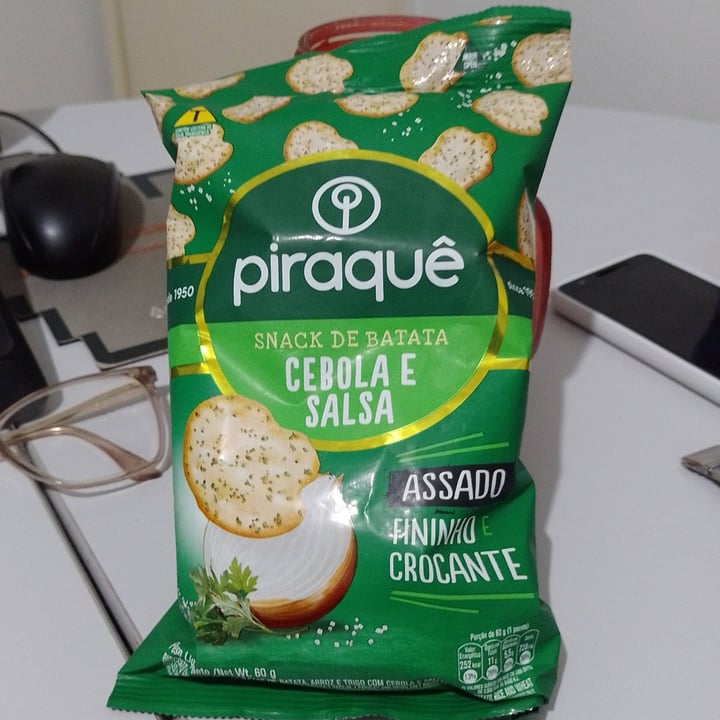photo of Piraquê Snack de batata cebola e salsa shared by @izaju on  21 Jun 2022 - review