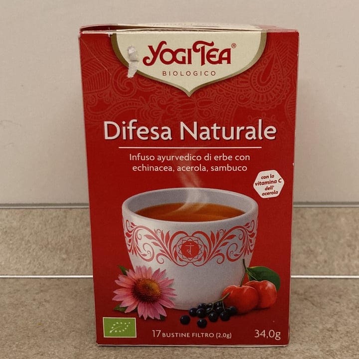 photo of Yogi Tea Organic Difesa Naturale shared by @saltatempo on  15 Mar 2022 - review