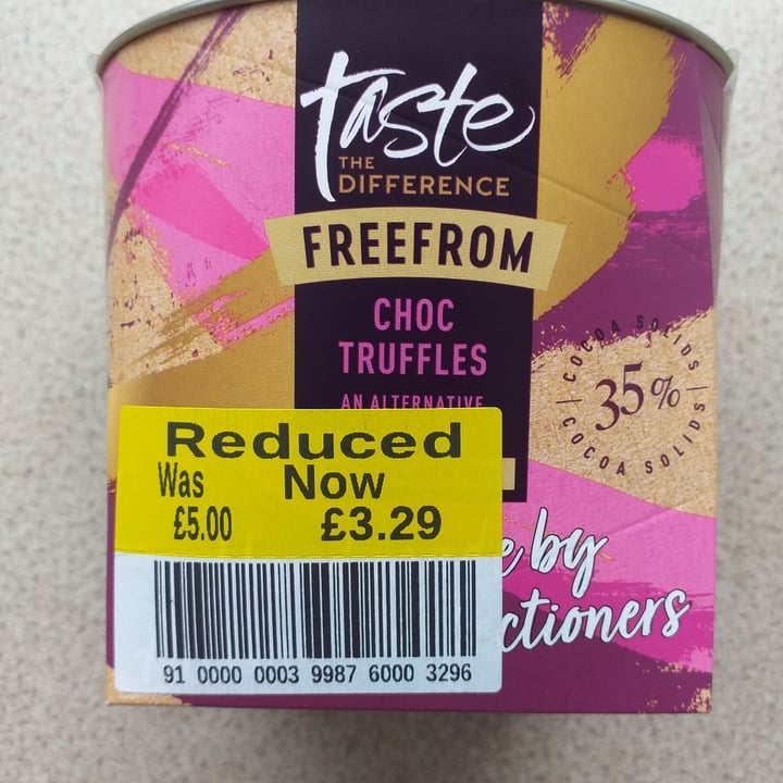 Sainsbury’s Taste The Difference Choc truffles salted caramel Review