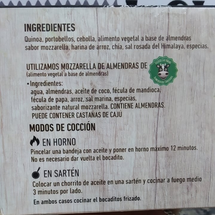 photo of Mundo Vegetal Bocaditos De Quinoa Negra Sabor Portobelos shared by @mik-belmonte on  13 Jul 2021 - review