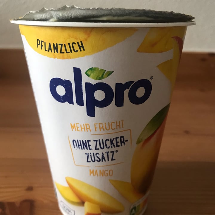 photo of Alpro Mango Yogurt (No Added Sugars) shared by @anitamelime on  03 Feb 2022 - review