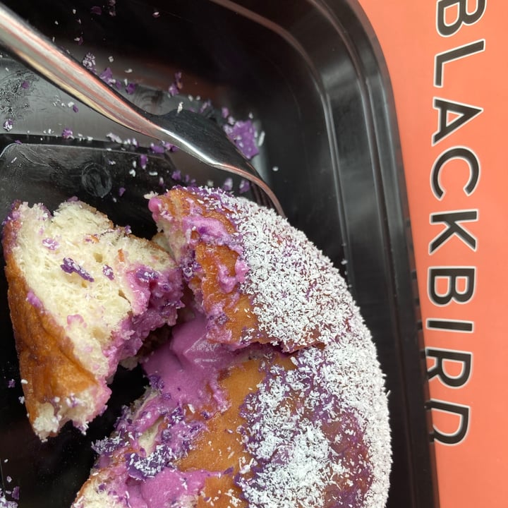 photo of Blackbird Doughnuts Brighton Ube doughnut shared by @sgrande on  12 May 2021 - review