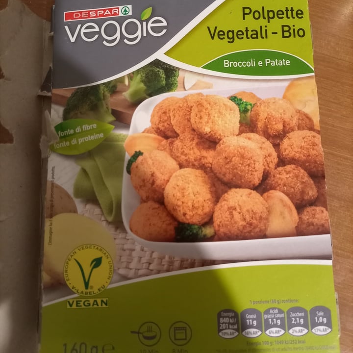 photo of Despar Veggie Polpette Broccoli E Patate shared by @carolbz on  12 Oct 2022 - review
