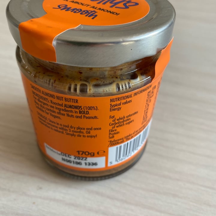 photo of Knotty's Smooth almond butter shared by @caterinatali on  20 Mar 2022 - review