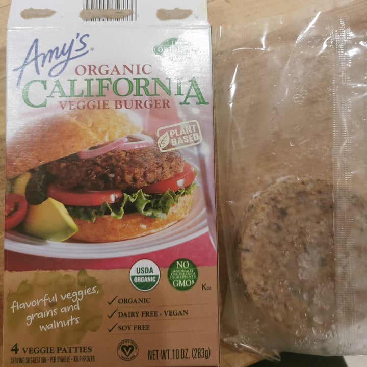 photo of Amy’s Organic California Veggie Burger shared by @ire93 on  25 Mar 2022 - review