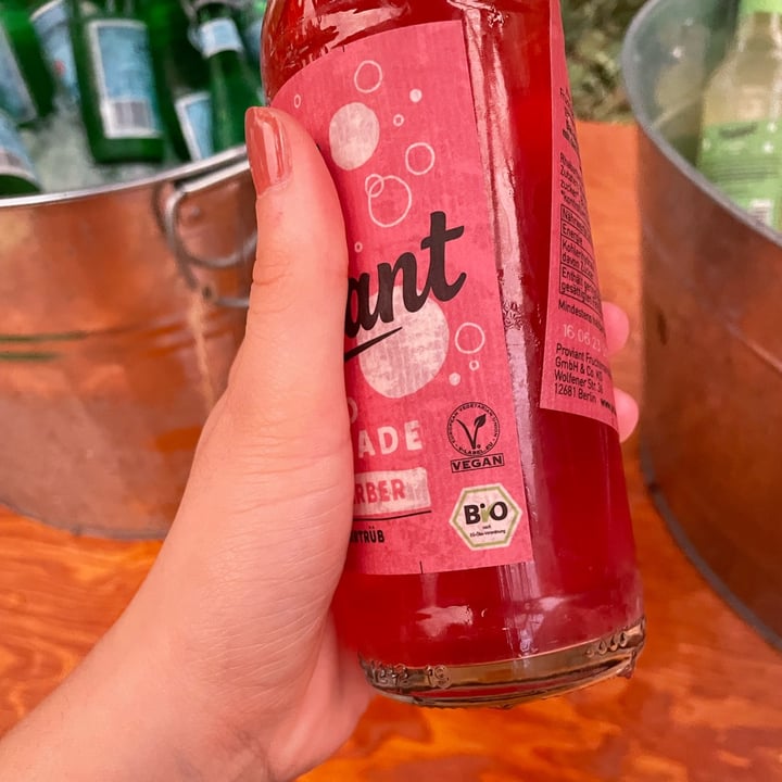 photo of Proviant Bio Limonade Rhabarber shared by @elenina on  25 Jul 2022 - review