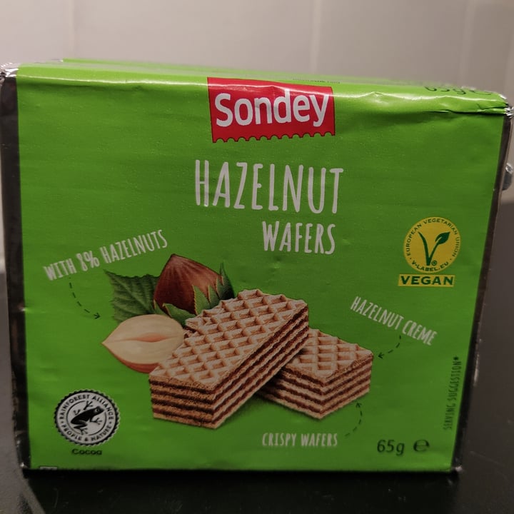 photo of Sondey Hazelnut wafers shared by @marinasnchez on  24 Jul 2021 - review
