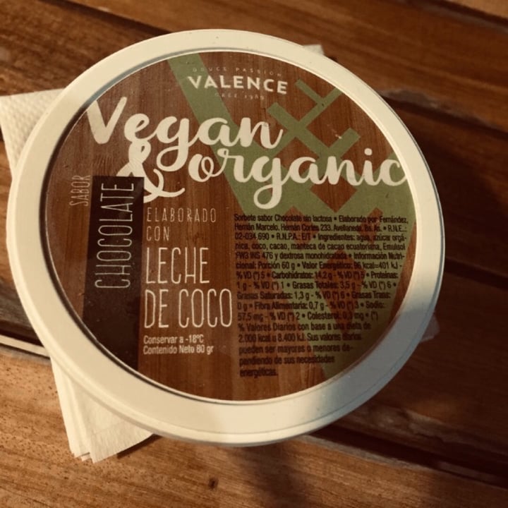 review photo of Valence Helado Chocolate Vegano shared by @valentinamedrano on 07 Mar 2020 - review