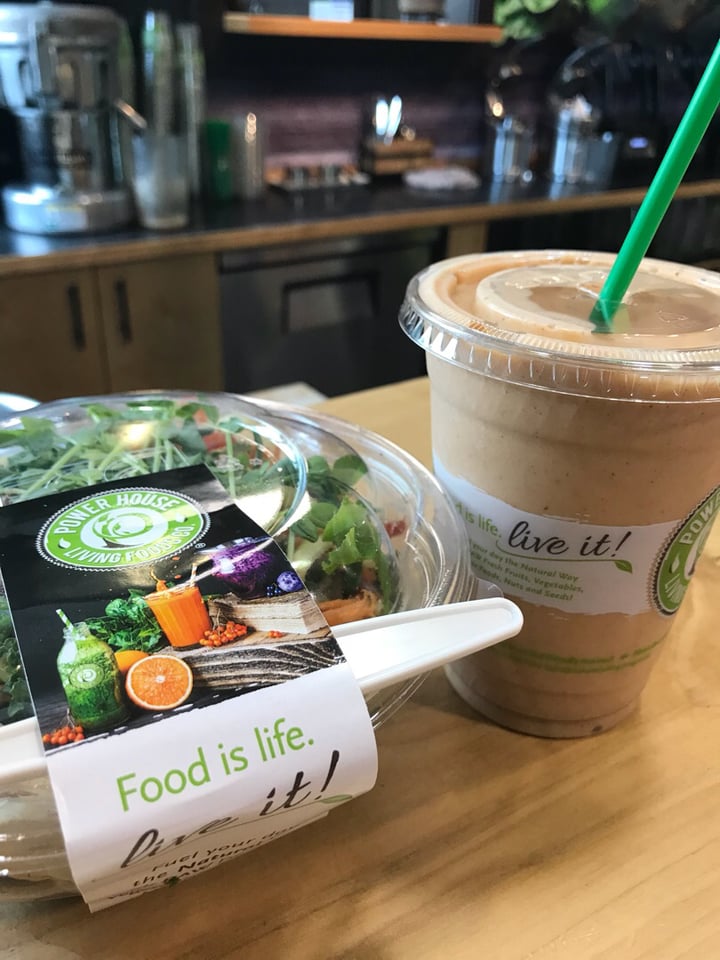 review photo of Power House Living Foods - North Nanaimo (Metral) Pad Thai, lemon cheesecake and smoothie shared by @pattym on 21 Aug 2018 - review