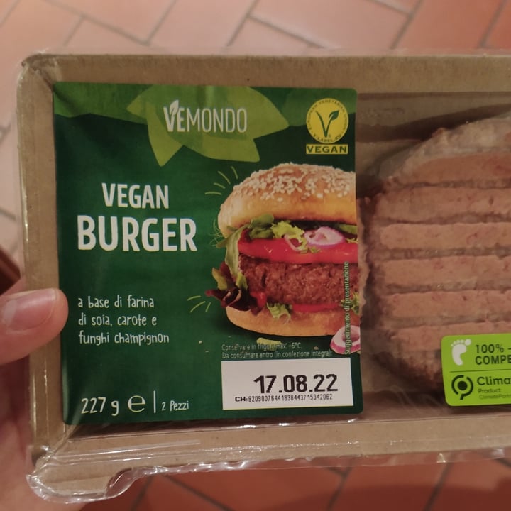 photo of Vemondo  burger vegetali shared by @yosoysara on  16 Aug 2022 - review