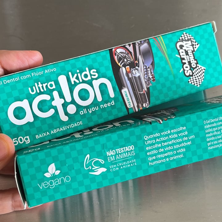 photo of Ultra Action Kids Passta de dentes infantil shared by @mnunes on  26 Jul 2022 - review