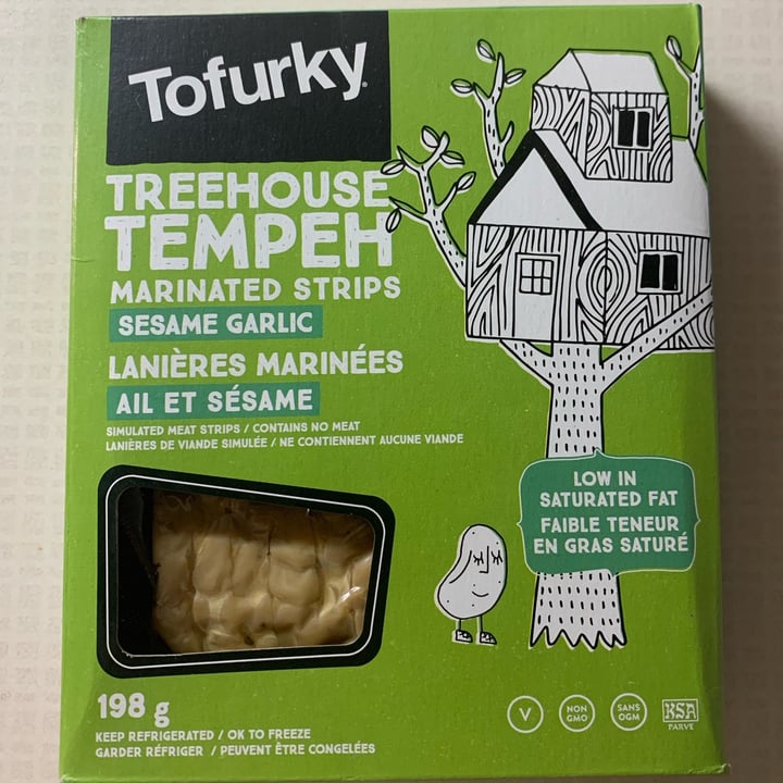 photo of Tofurky Treehouse tempeh sesame garlic shared by @stefjet on  15 Dec 2021 - review