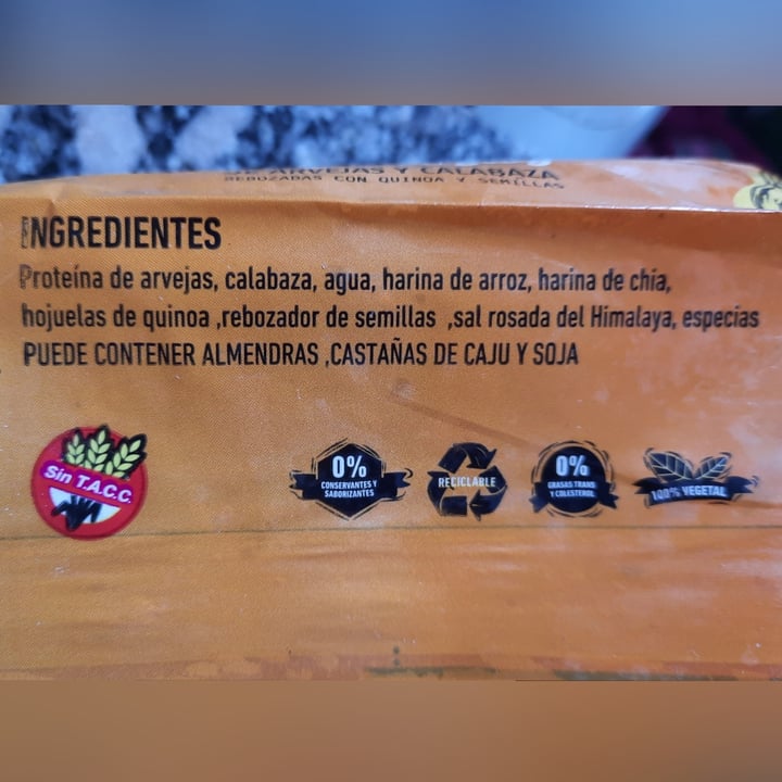 review photo of Mundo Vegetal Milanesas De Arvejas Y Calabaza shared by @paulitamonna on 08 Jul 2022 - review