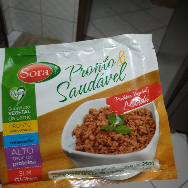 photo of Sora Proteína vegetal moida shared by @reginadoria on  11 May 2022 - review