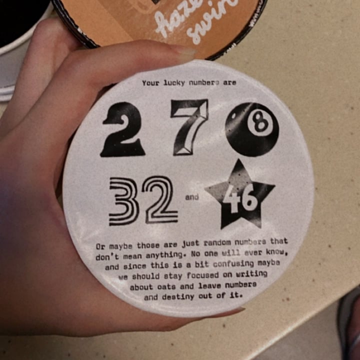 photo of Oatly Hazelnut Swirl Ice Cream shared by @jinglebells on  23 Nov 2020 - review