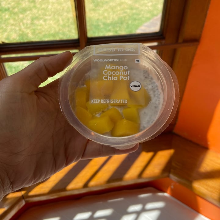 photo of Woolworths Mango coconut chia pot shared by @leighclare29 on  28 Jan 2021 - review