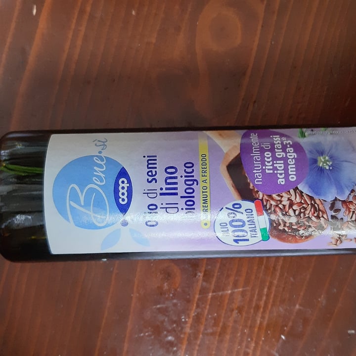 photo of Bene.Si coop Olio di semi di Lino shared by @niconicki on  25 Mar 2022 - review
