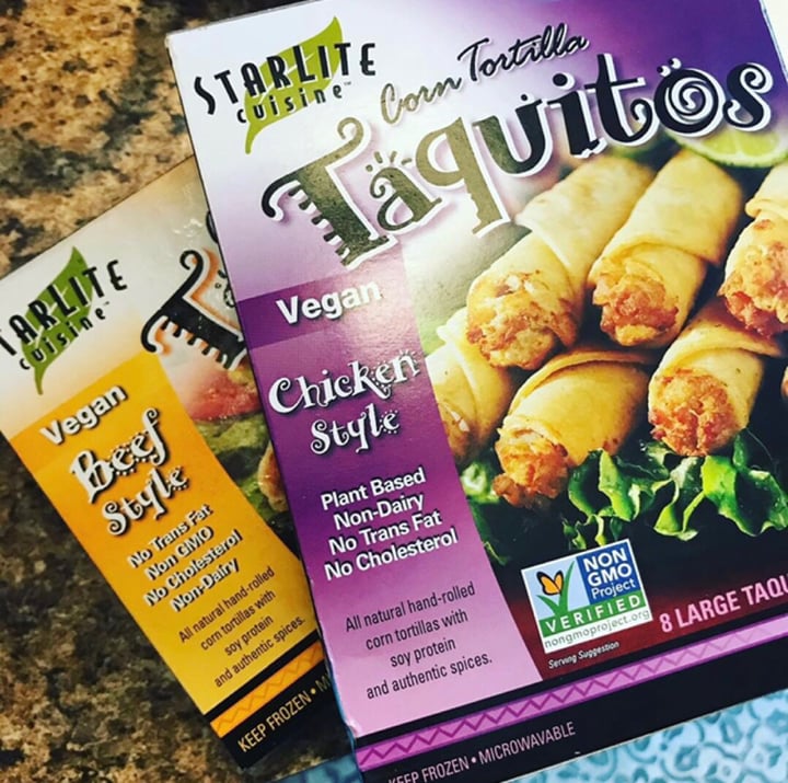 photo of Starlite Cuisine Vegan “Chicken Style” Taquitos shared by @mouthwings on  14 Dec 2019 - review