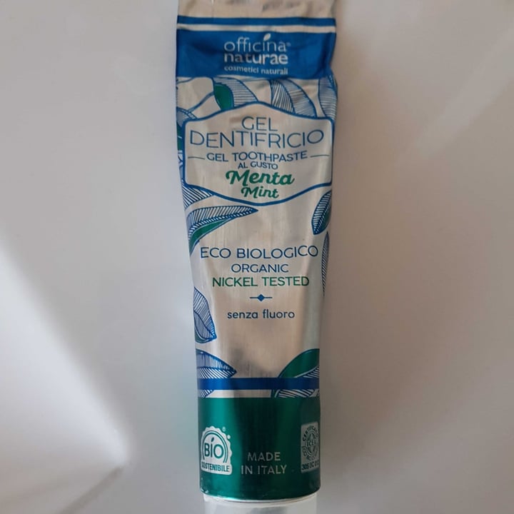 photo of Officina naturae Gel dentifricio menta shared by @elisach on  03 Jul 2022 - review