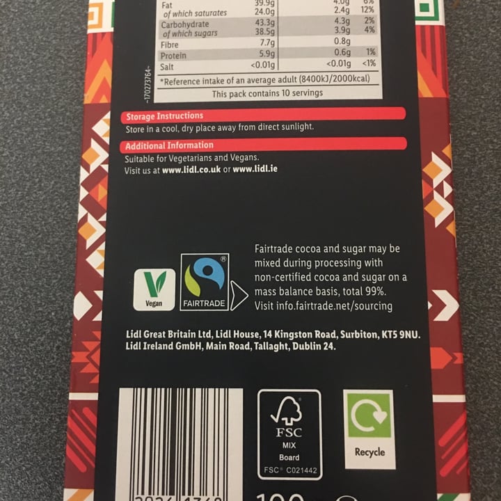 review photo of J. D. Gross Peruvian dark chocolate shared by @dandan4 on 27 Mar 2022 - review