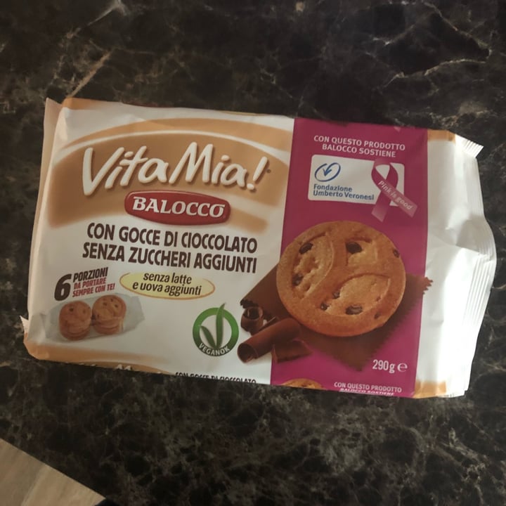 review photo of VitaMia! Balocco Con Gocce Di Cioccolato Senza Zuccheri Aggiunti shared by @unamoracheabbonda on 30 Sep 2022 - review