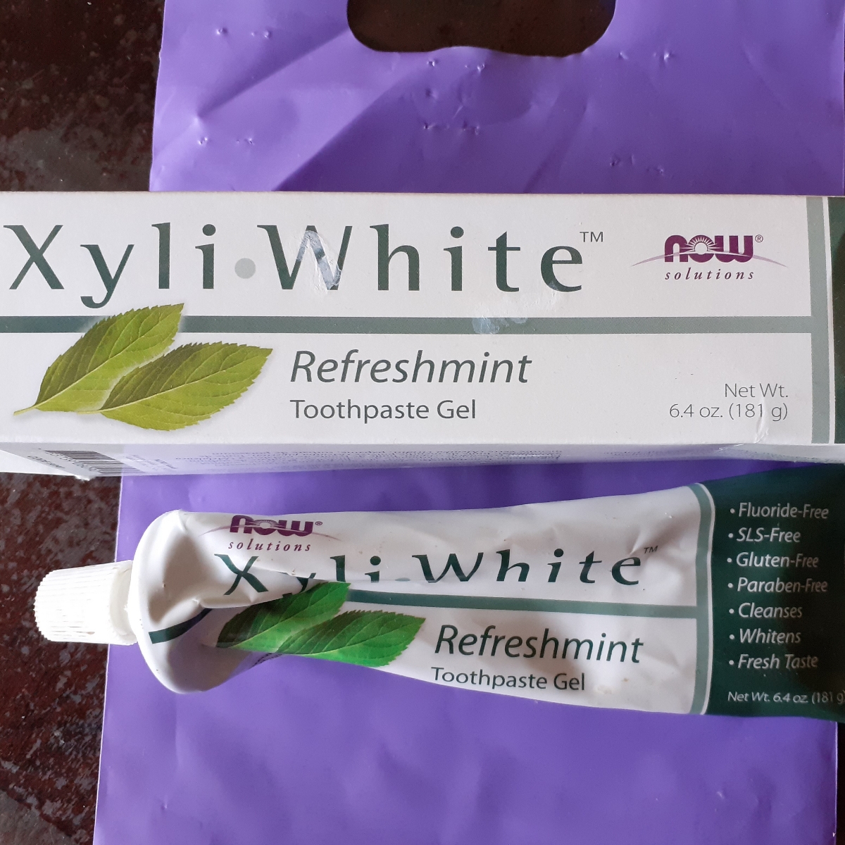 NOW® Xyli White refreshmint toothpaste gel 评价 | abillion