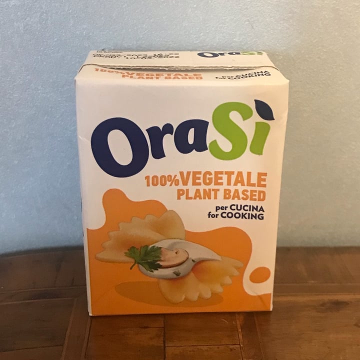 photo of OraSí 100% vegetale per cucina shared by @ariannaarisio on  19 May 2022 - review
