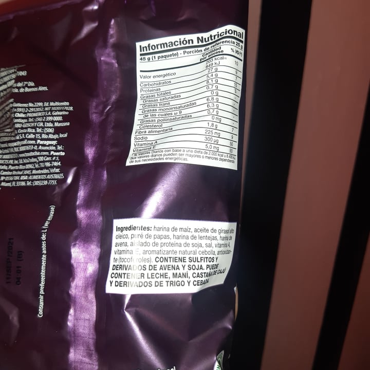 review photo of Granix Veggie Snacks Sabor Cebolla shared by @abri1 on 15 Apr 2021 - review