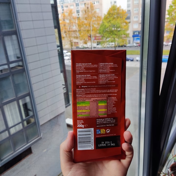 review photo of Eroski Chocolate negro para fundir shared by @trosky on 28 Oct 2022 - review
