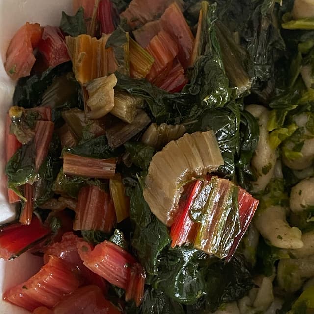 菜肴“Bietole colorate”的照片