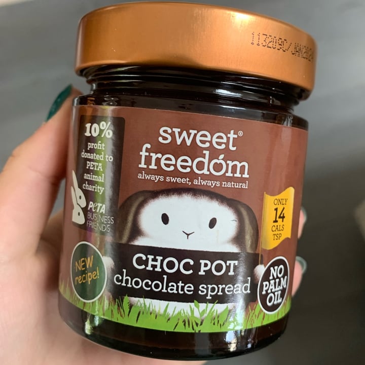review photo of Sweet Freedom Choc Pot shared by @veganfooduk on 29 May 2022 - review