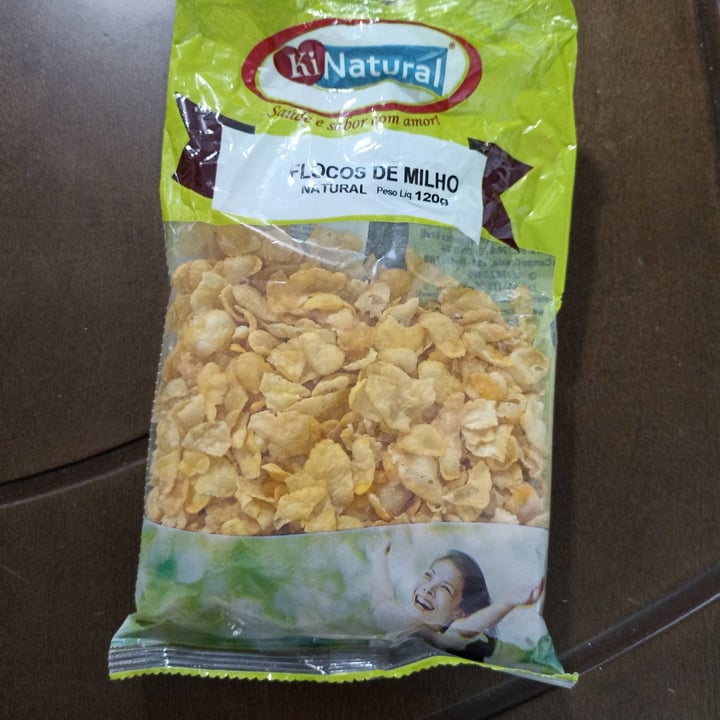 photo of Kinatural Cereal Flocos de Milho KiNatural shared by @thaisvegan on  22 Feb 2022 - review