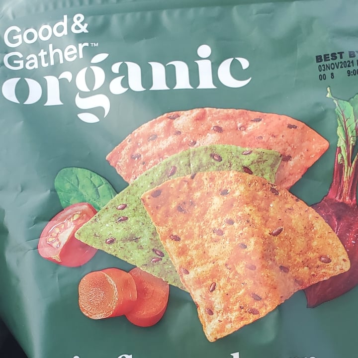 photo of Good & Gather Organic Veggie-Flavored Corn Tortilla Chips With Flaxseeds shared by @tsquared on  26 Jun 2021 - review
