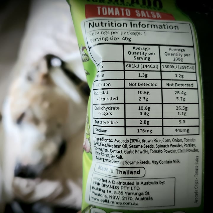 photo of Temole Avocado Chips - Tomato Salsa Flavour shared by @itsjustmel on  06 Dec 2021 - review
