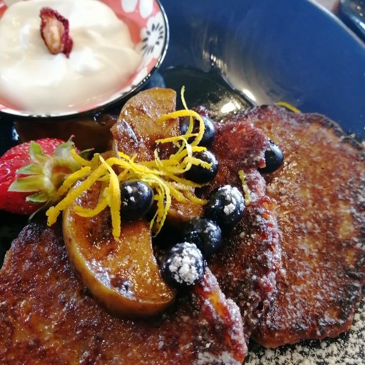 photo of Ohana Cafe Vegan Flapjacks shared by @annaruna on  21 Feb 2021 - review