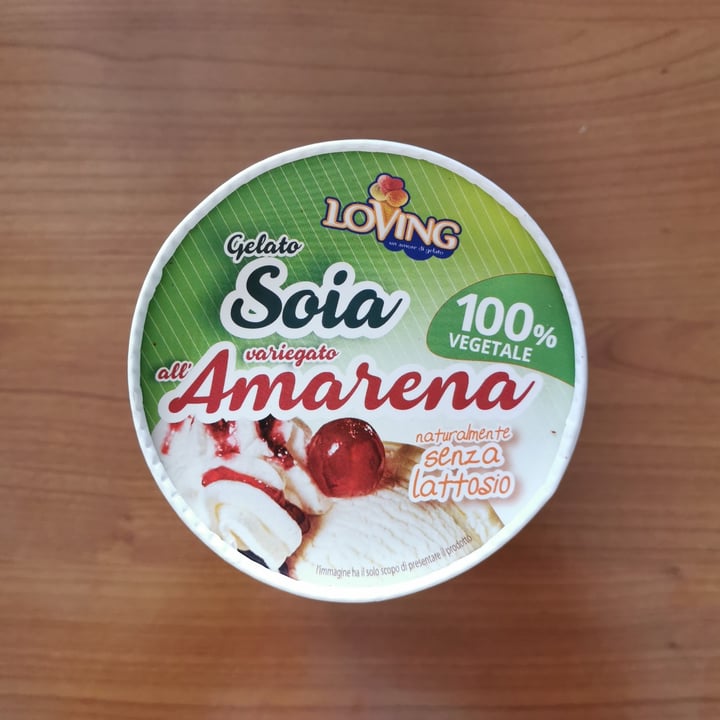 photo of Loving Gelato Soia Variegato all'Amarena shared by @cristianapalma on  18 Jun 2022 - review