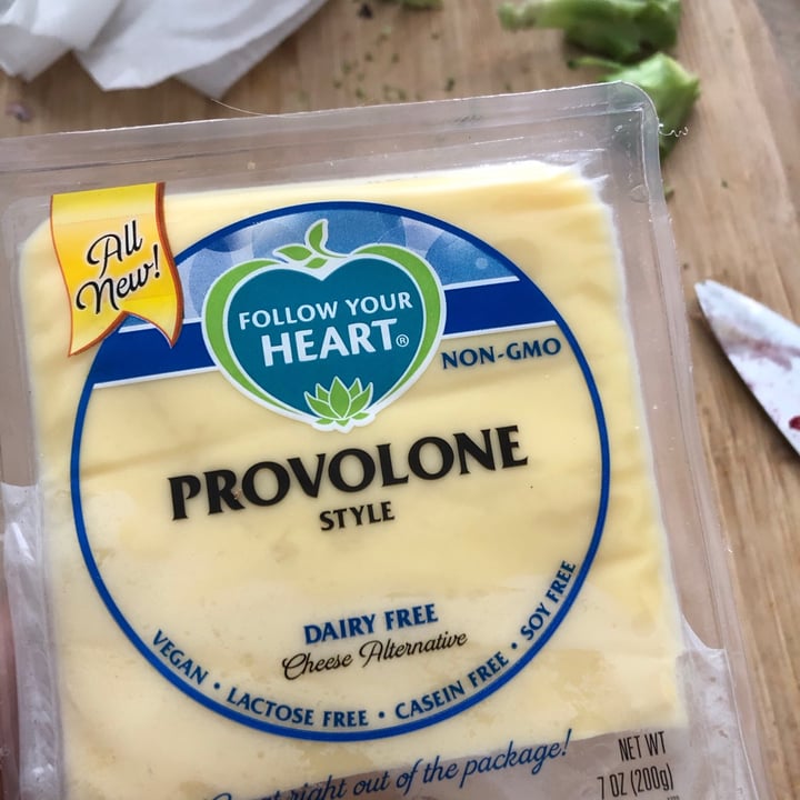 photo of Follow your Heart Provolone Slices Cheese shared by @elimoncito on  06 Jul 2020 - review