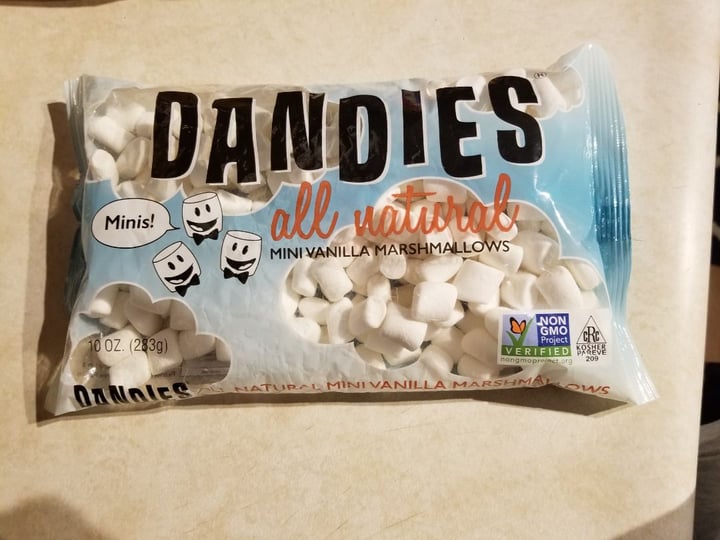 photo of Dandies Dandies All Natural Mini Vanilla Marshmallows shared by @elliehart on  22 Aug 2019 - review