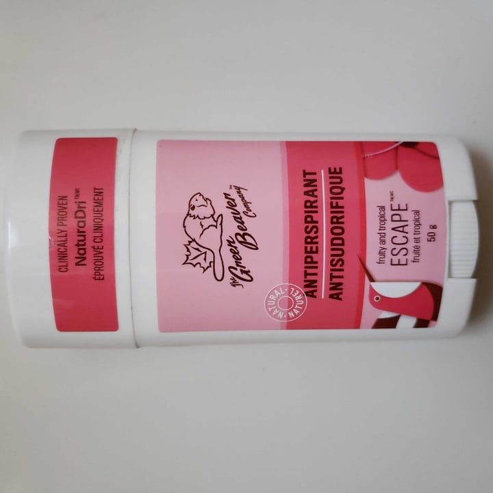 photo of The Green Beaver company Antiperspirant shared by @veganthropist on  15 Apr 2020 - review